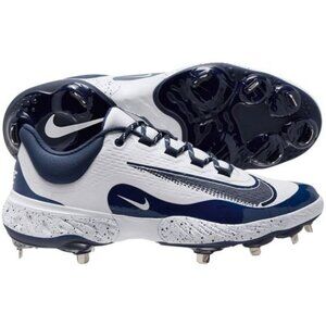Nike Mens Alpha Huarache Elite 4 Metal Baseball Cleats FD2745-103 Blue Size 7.5